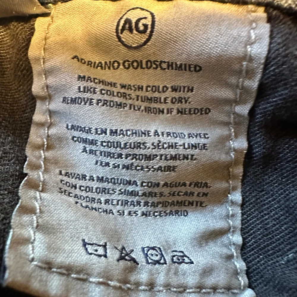 AG Adriano Goldschmied Blue The Graduate Tailored Leg Jeans Mens Size 38 x 32 - Picture 3 of 7